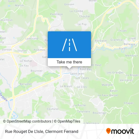 Rue Rouget De L'Isle map