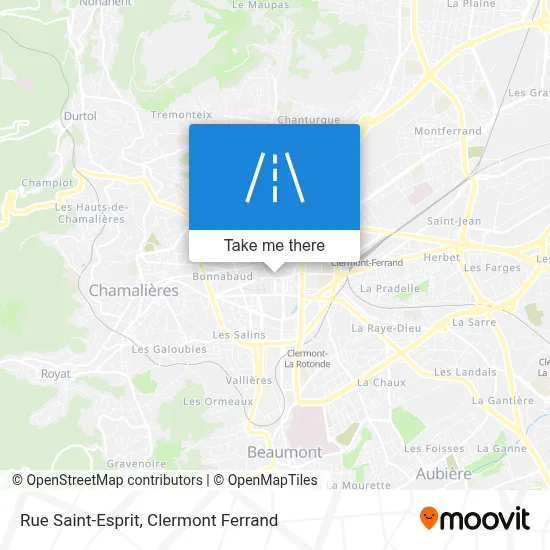 Rue Saint-Esprit map