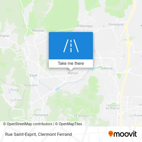 Rue Saint-Esprit map