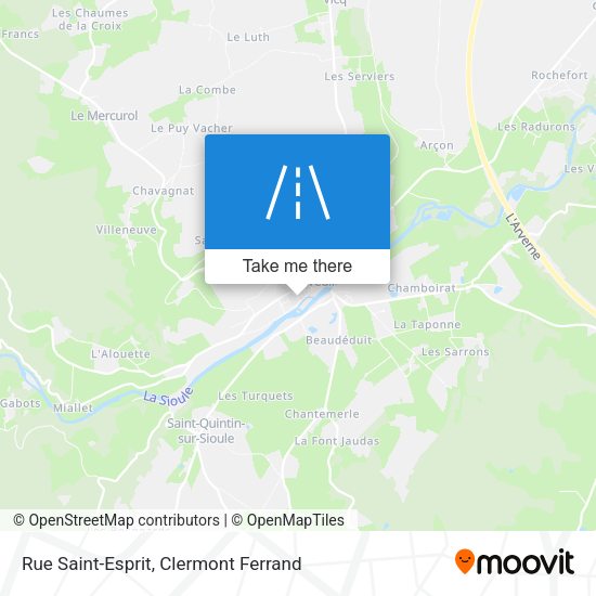 Rue Saint-Esprit map