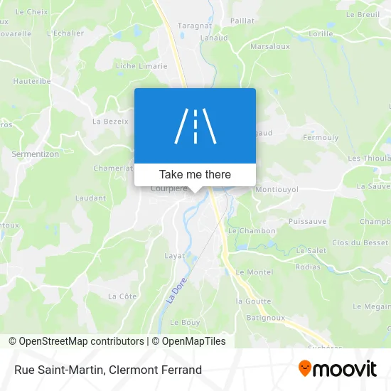 Rue Saint-Martin map