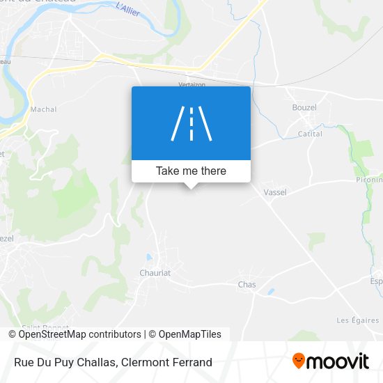 Rue Du Puy Challas map