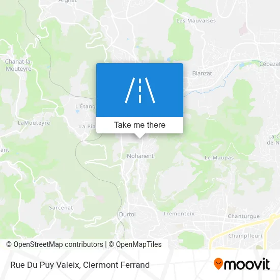 Rue Du Puy Valeix map