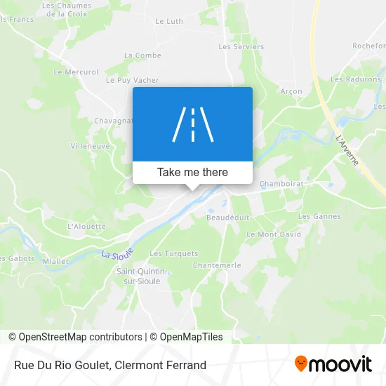 Rue Du Rio Goulet map