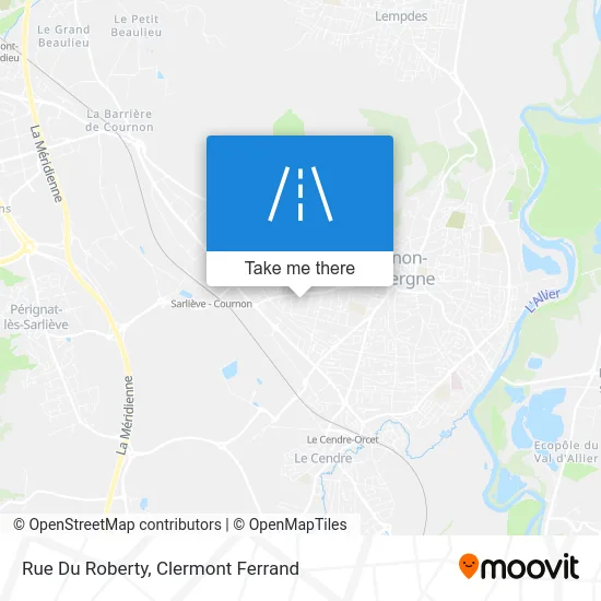 Rue Du Roberty map