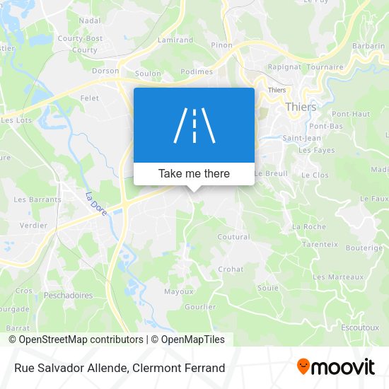 Rue Salvador Allende map