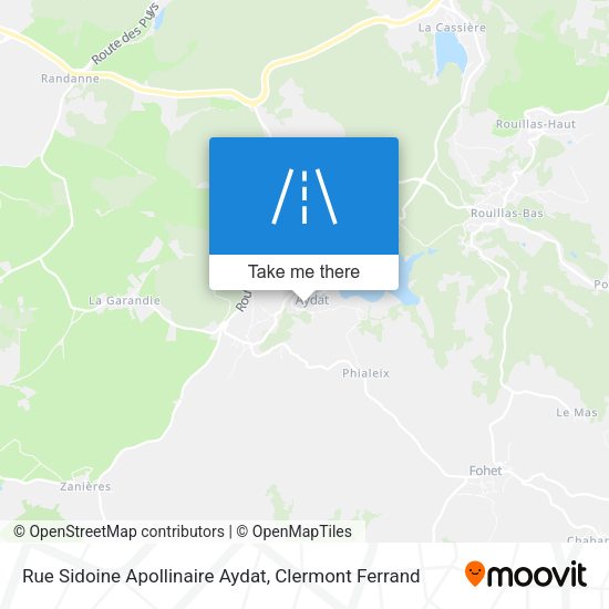 Rue Sidoine Apollinaire Aydat map