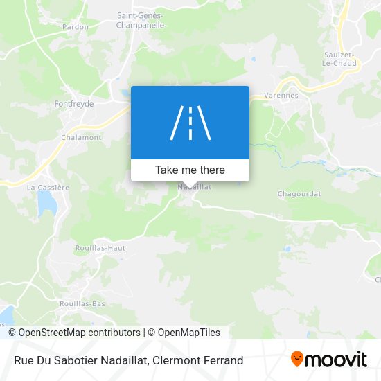 Rue Du Sabotier Nadaillat map
