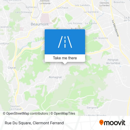 Rue Du Square map