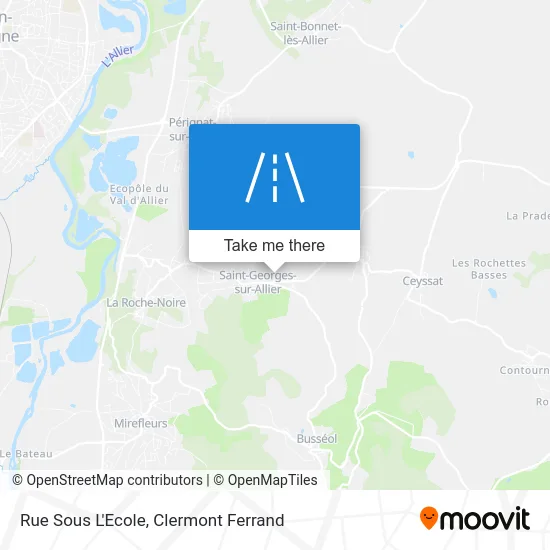 Rue Sous L'Ecole map