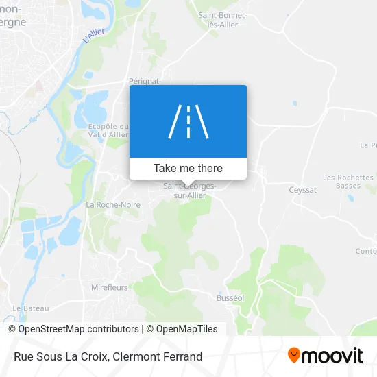 Rue Sous La Croix map