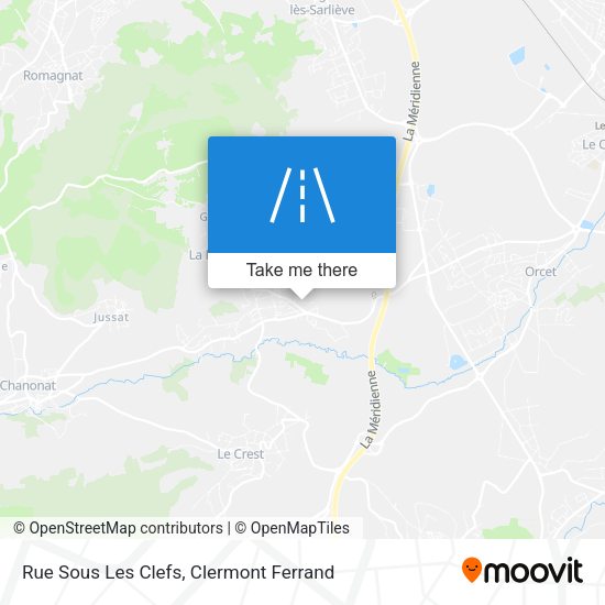 Rue Sous Les Clefs map