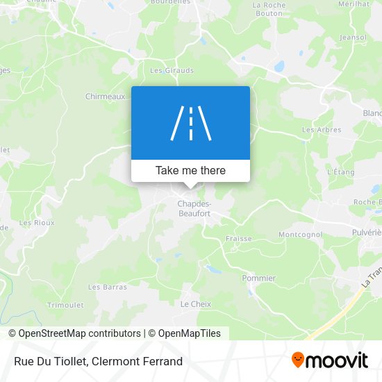 Rue Du Tiollet map