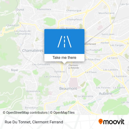 Rue Du Tonnet map