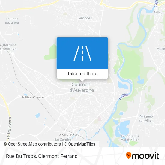 Rue Du Traps map