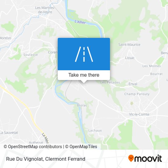 Rue Du Vignolat map