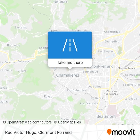 Rue Victor Hugo map