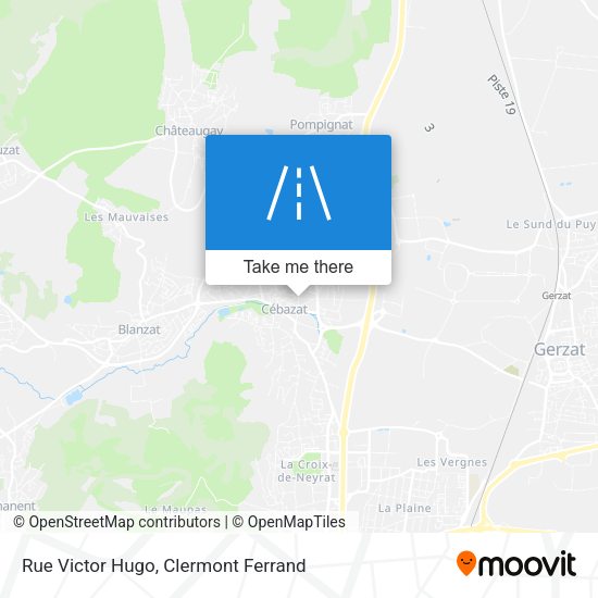 Rue Victor Hugo map