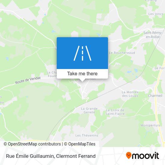Rue Émile Guillaumin map