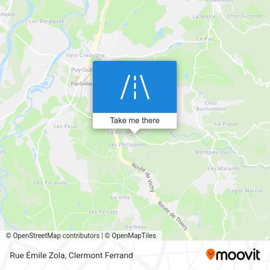 Rue Émile Zola map