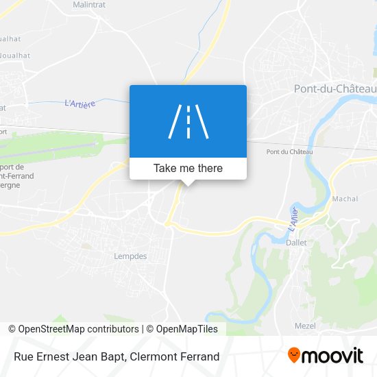 Rue Ernest Jean Bapt map