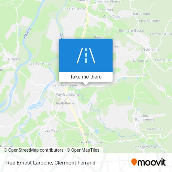 Rue Ernest Laroche map