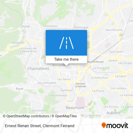 Rue Ernest Renan map