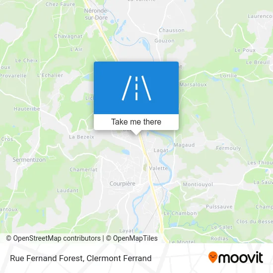 Rue Fernand Forest map