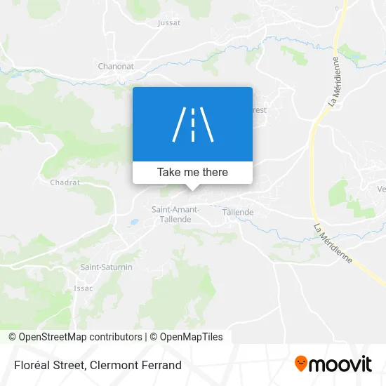 Rue Floréal map