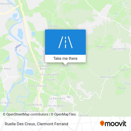 Ruelle Des Creux map