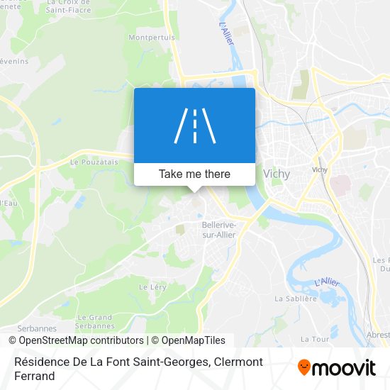 Résidence De La Font Saint-Georges map