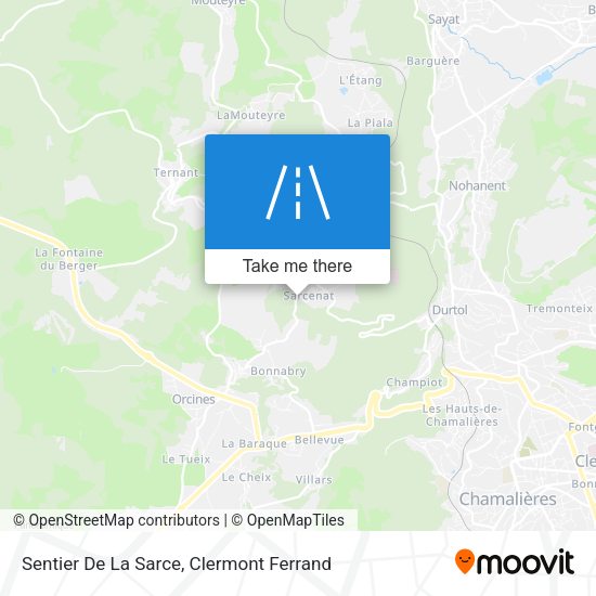 Sentier De La Sarce map