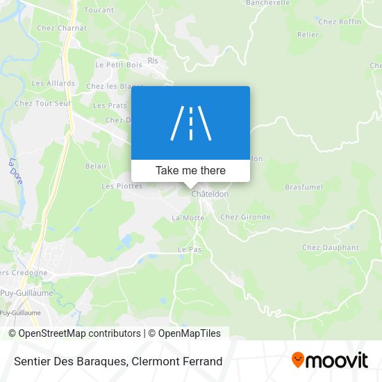 Sentier Des Baraques map