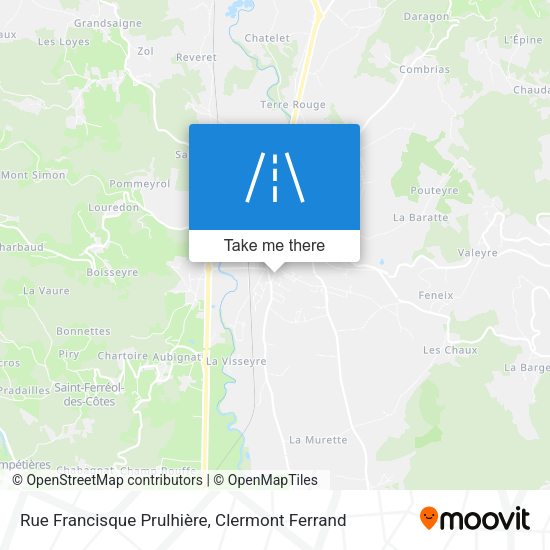 Rue Francisque Prulhière map