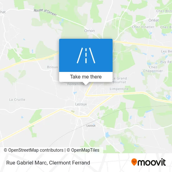 Rue Gabriel Marc map
