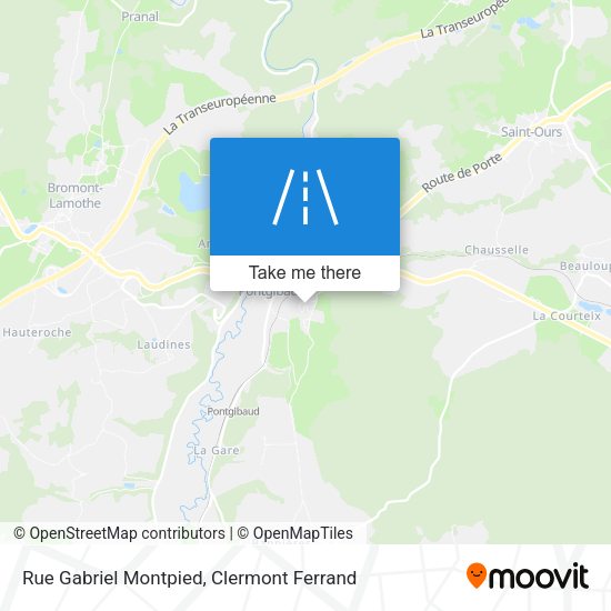 Rue Gabriel Montpied map