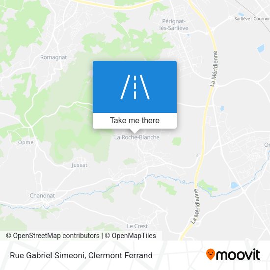 Rue Gabriel Simeoni map