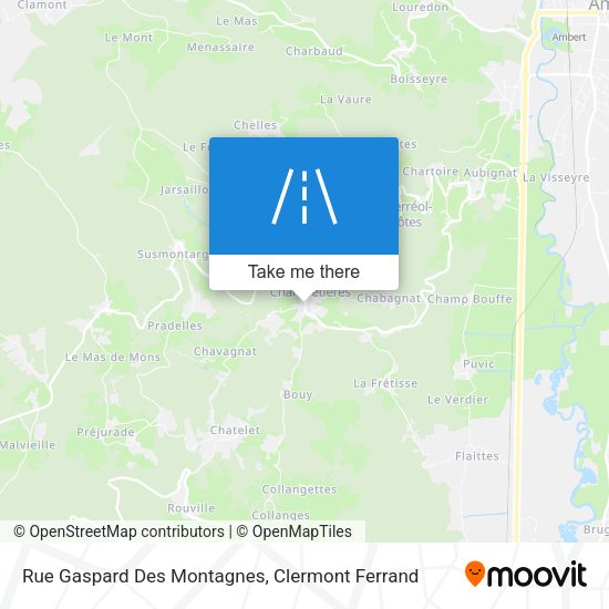 Rue Gaspard Des Montagnes map