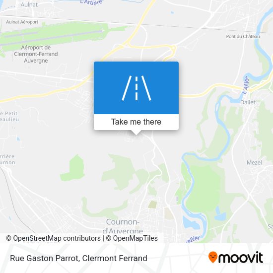 Rue Gaston Parrot map