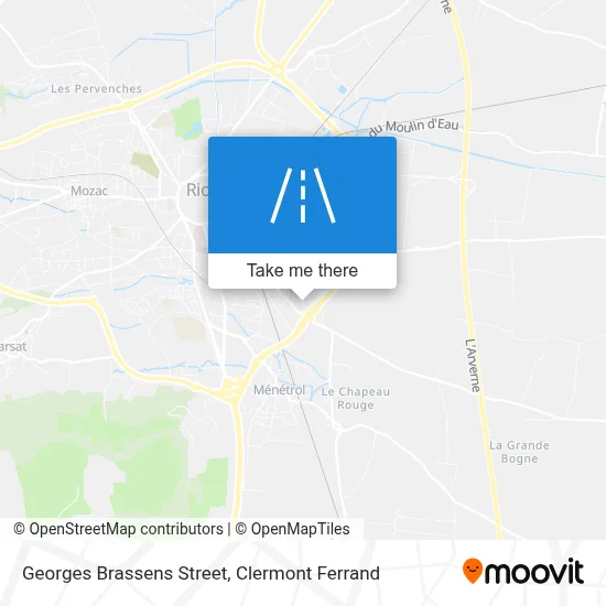 Rue Georges Brassens map