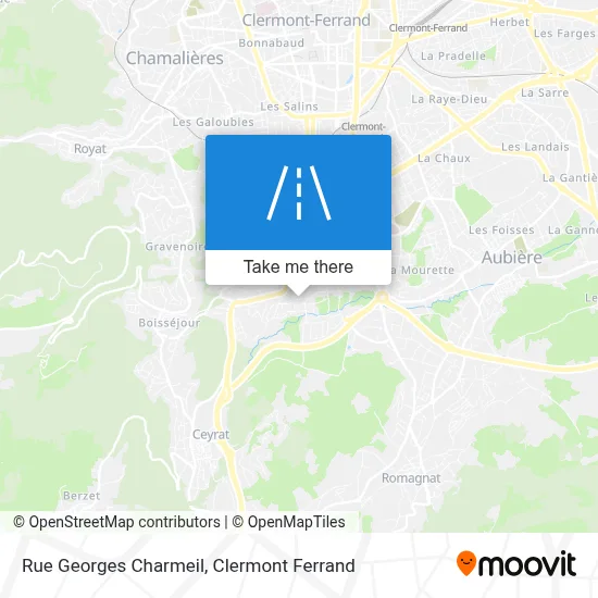 Rue Georges Charmeil map