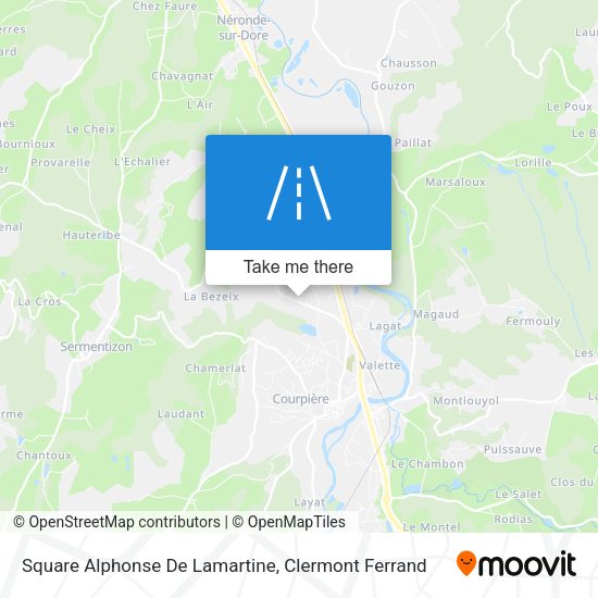 Square Alphonse De Lamartine map