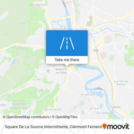 Square De La Source Intermittente map