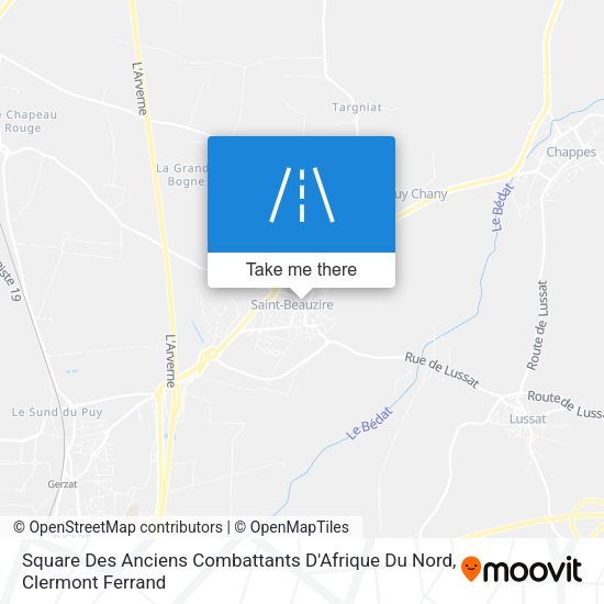 Square Des Anciens Combattants D'Afrique Du Nord map