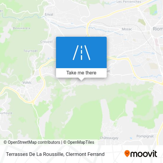 Terrasses De La Roussille map