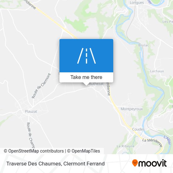 Traverse Des Chaumes map