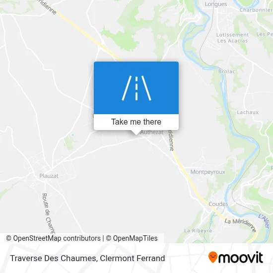 Traverse Des Chaumes map