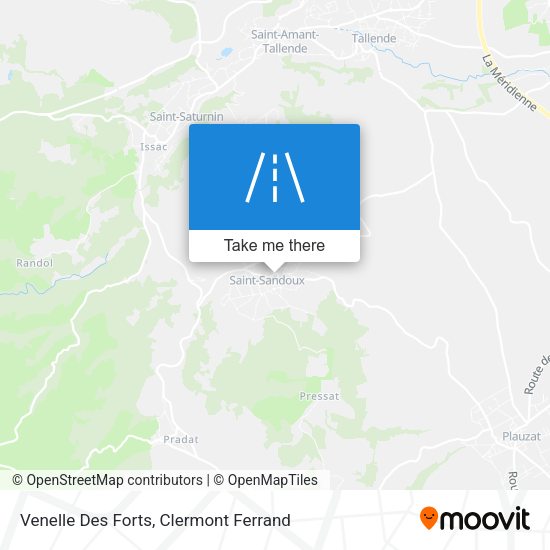 Venelle Des Forts map