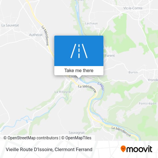 Vieille Route D'Issoire map
