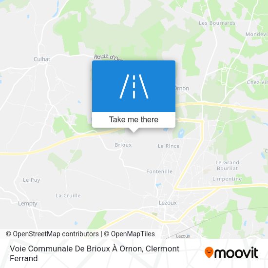 Voie Communale De Brioux À Ornon map